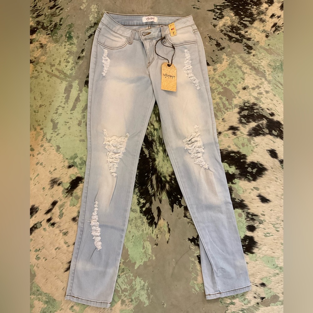 Vibrant skinny jeans size 7